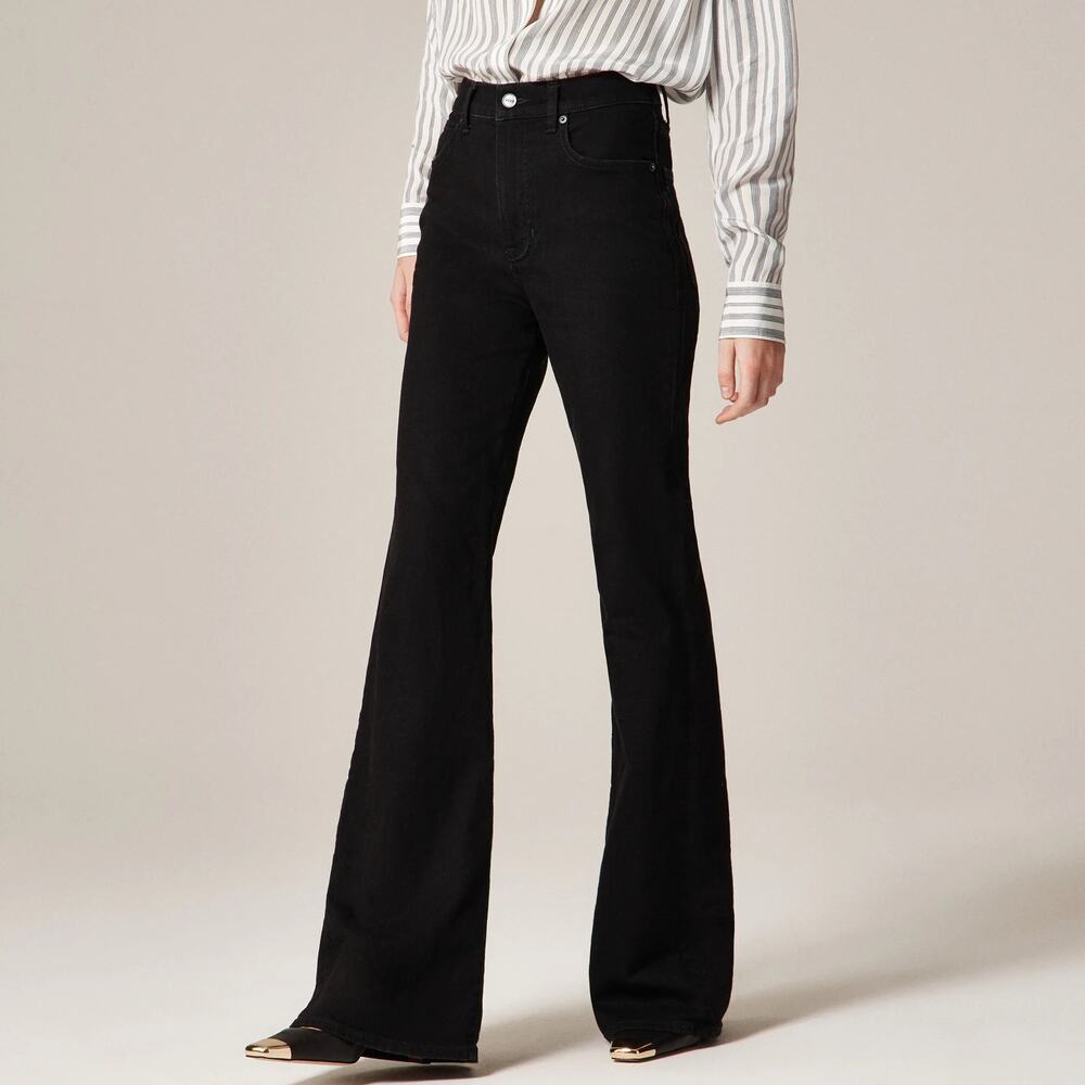 J.Crew Vintage Flare Jean Black Rise Size 25 NWT